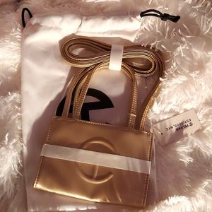 Small Gold Telfar Bag